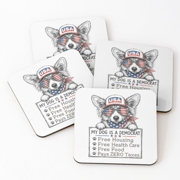 Item preview, My Dog is a Democrat designed and sold by KrzysztofART.