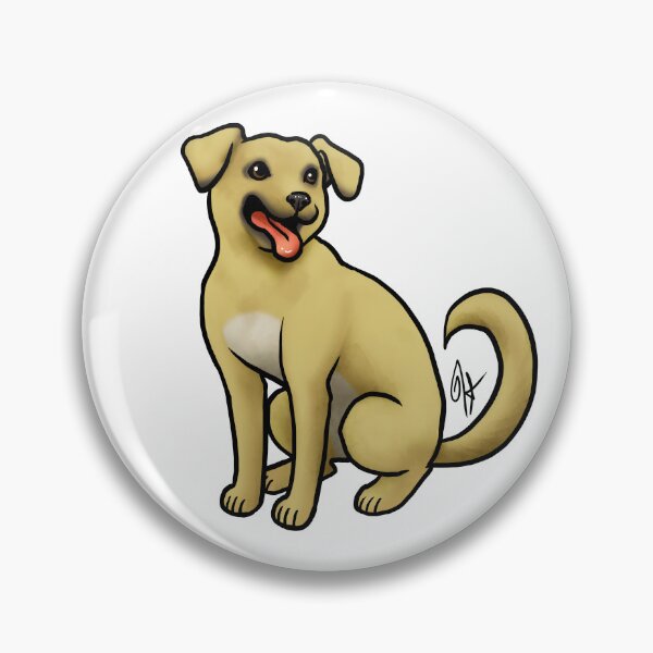 Item preview, Dog - Black Mouth Cur - Yellow designed and sold by Jennifer Stolzer.