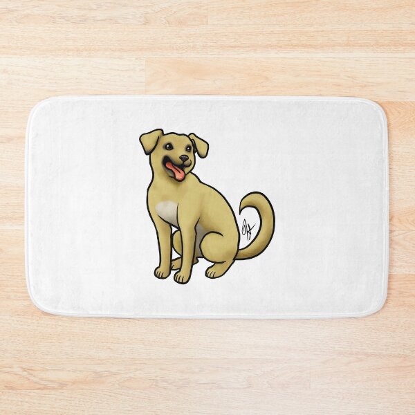 Item preview, Dog - Black Mouth Cur - Yellow designed and sold by Jennifer Stolzer.