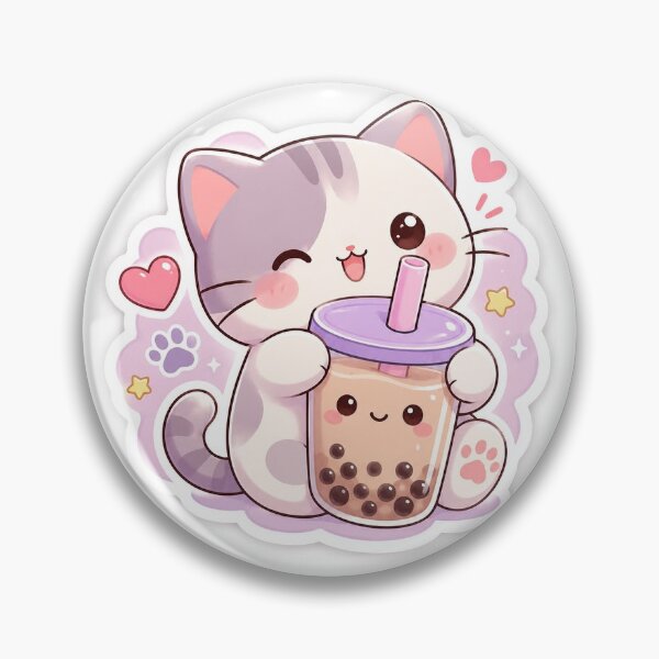 Item preview, kawaii cute cat art designed and sold by MoodByte .