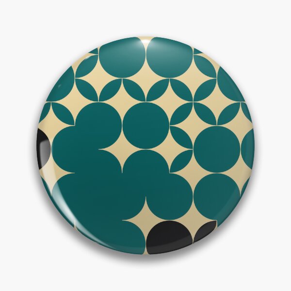 Item preview, Beige Seventies pattern with black fruits in a green background  designed and sold by StefanStudioArt.