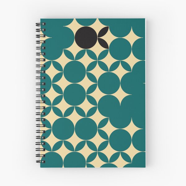 Item preview, Beige Seventies pattern with black fruits in a green background  designed and sold by StefanStudioArt.