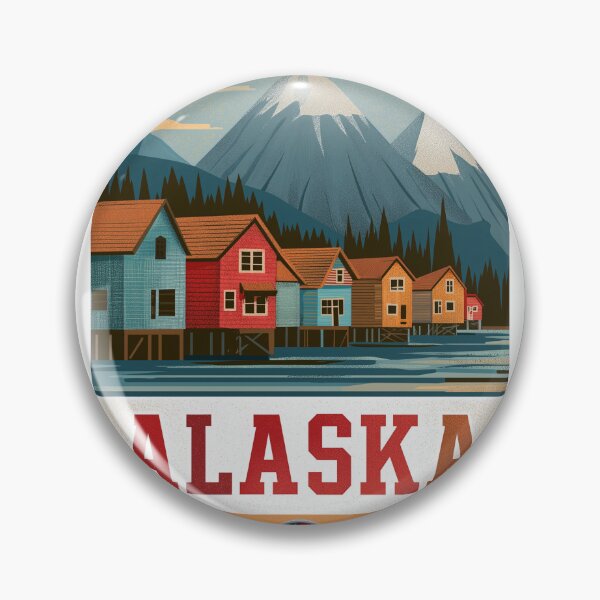 Item preview, Alaska USA Logo Design #28 designed and sold by GoldenAurora91.