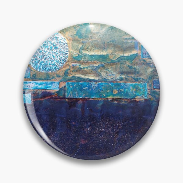 Item preview, Tinfoil Moon - abstract collage art designed and sold by Emily Macafore.