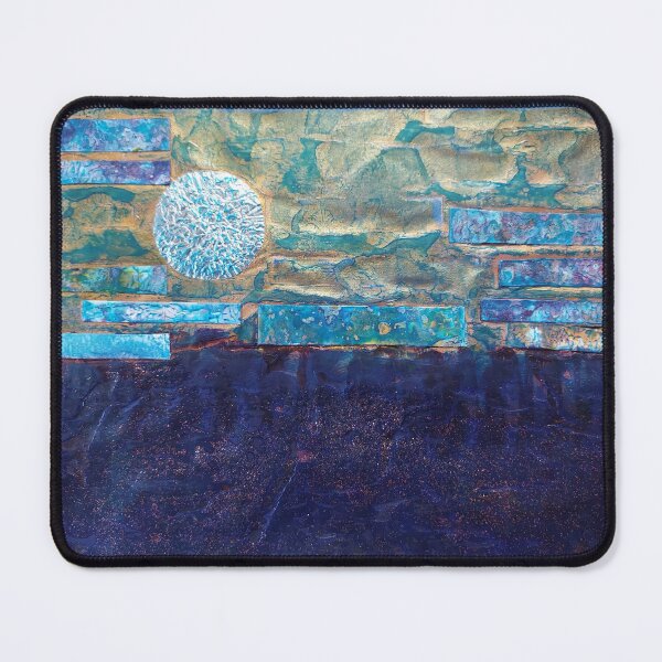 Item preview, Tinfoil Moon - abstract collage art designed and sold by Emily Macafore.