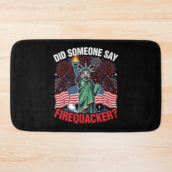 Item preview, Did Someone Say Firequacker Funny Fourth of July Duck Fireworks designed and sold by Redgiant87x.