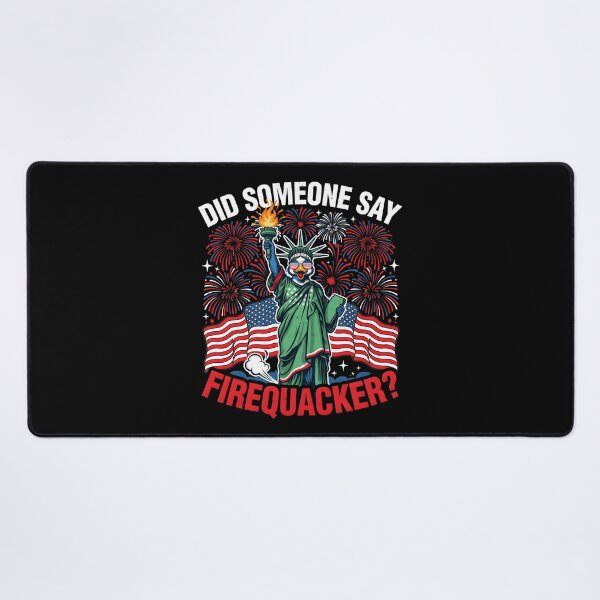 Item preview, Did Someone Say Firequacker Funny Fourth of July Duck Fireworks designed and sold by Redgiant87x.