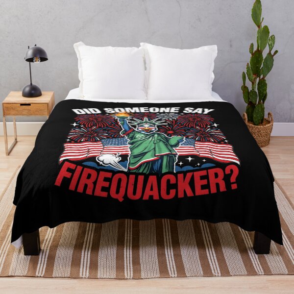 Item preview, Did Someone Say Firequacker Funny Fourth of July Duck Fireworks designed and sold by Redgiant87x.