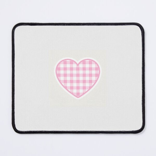 Item preview, Cute Pink Gingham Heart Pattern Design designed and sold by Cleairydelulu.