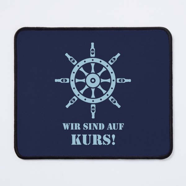 Item preview, We're on course! (Beer / Steering wheel / Skyblue) designed and sold by Roderix.
