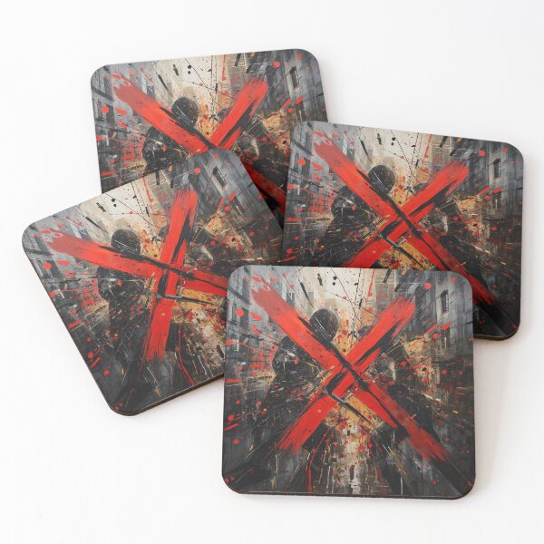 Item preview, Abstract Red X Street Art | Urban Graffiti Modern Graphic T-Shirt designed and sold by Vvmd.