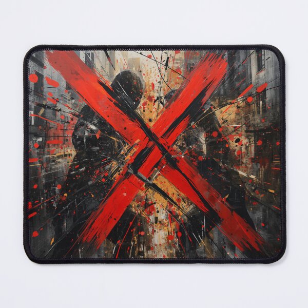Item preview, Abstract Red X Street Art | Urban Graffiti Modern Graphic T-Shirt designed and sold by Vvmd.
