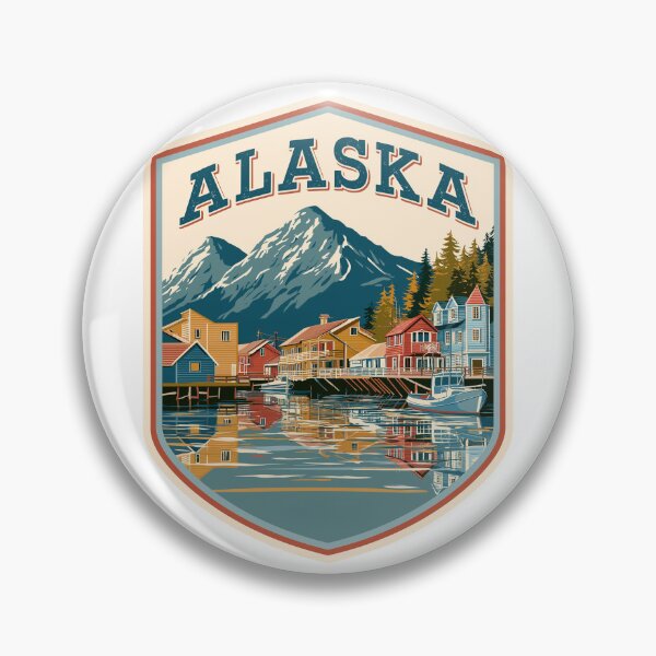 Item preview, Alaska USA Logo Design #29 designed and sold by GoldenAurora91.