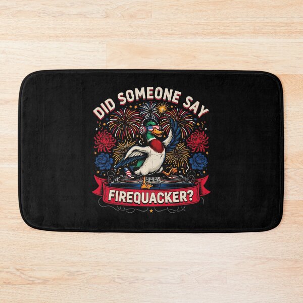 Item preview, Did Someone Say Firequacker Funny Patriotic Duck for Fireworks Lovers designed and sold by Redgiant87x.