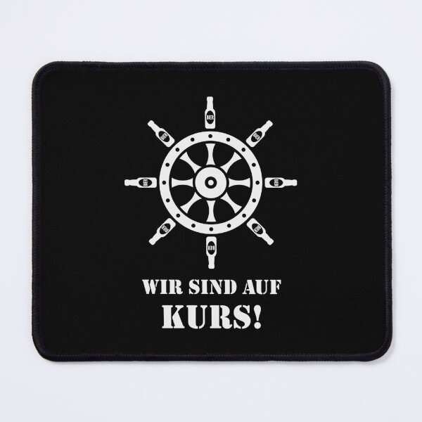 Item preview, We're on course! (Beer / Steering wheel / White) designed and sold by Roderix.