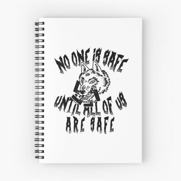 Item preview, no one is safe until all of us are safe (antifa) designed and sold by remerasnerdas.