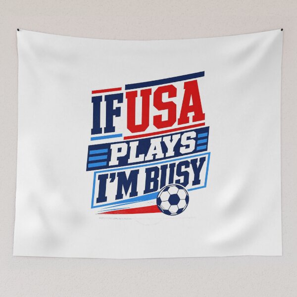 Item preview, When the USA plays, I'm busy. designed and sold by pirminio.