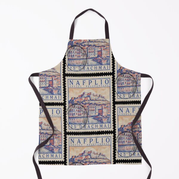 Item preview, Nafplio Greece Peloponnese Postage Stamp Travel Sticker designed and sold by stickercuffs.