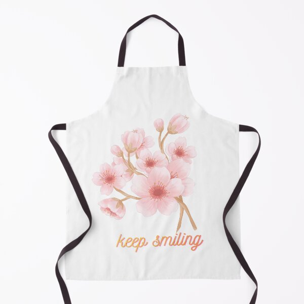 Item preview, keep smiling pink floral inspirational quote minimalist design designed and sold by SarikaPal.