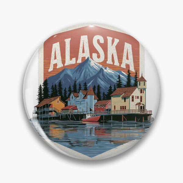 Item preview, Alaska USA Logo Design #30 designed and sold by GoldenAurora91.
