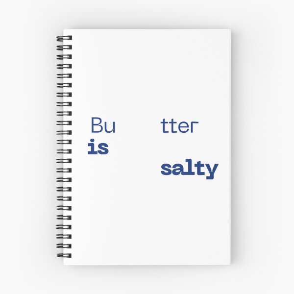 Item preview, Butter is salty designed and sold by ArtistTejal.