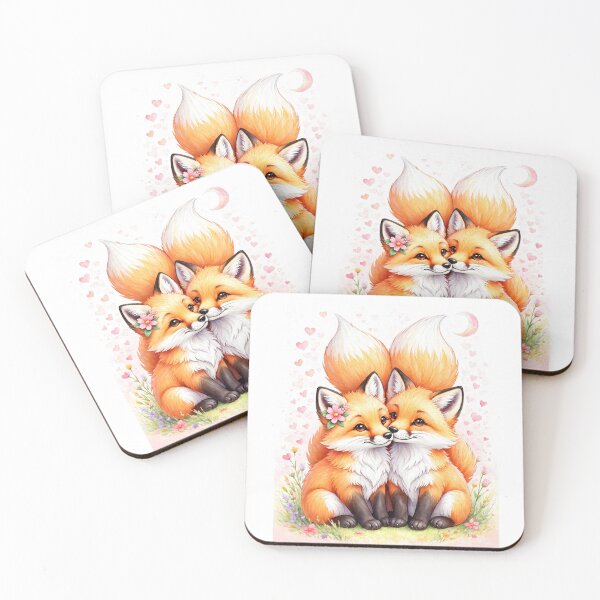 Item preview, Foxy Love: An Embrace of Pure Sweetness designed and sold by jo-e-basta.
