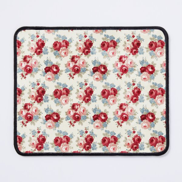 Item preview, Vintage Red and Blue Floral Pattern designed and sold by LouieVanille.