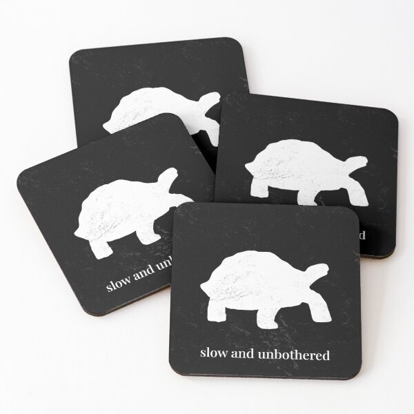 Item preview, Tortoise Poster - Slow and Unbothered  designed and sold by Soulink-Studio.