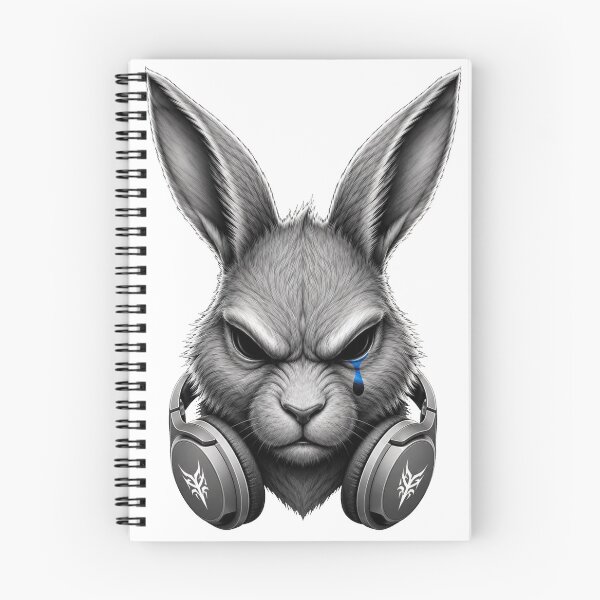 Item preview, Angry E-sports Mascot Bunny Dark Art designed and sold by Munib320.