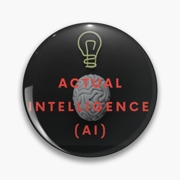 Item preview, Actual Intelligence (AI) designed and sold by DMcK Designs.