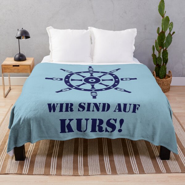 Artikelvorschau, Wir Sind Auf Kurs! (Bier / Steuerrad / Navy) entworfen und verkauft von Roderix.