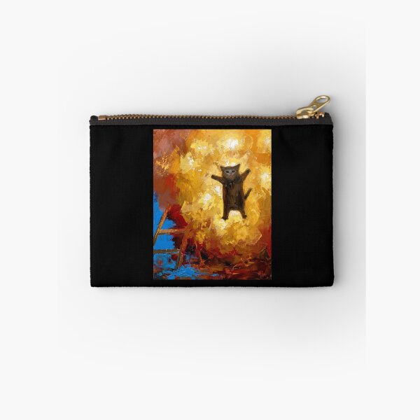 Item preview, Dramatic Cat Oil Painting meme designed and sold by AnatoliiKys.