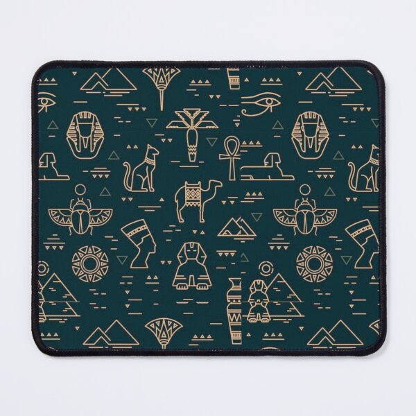 Item preview, Ancient Egyptian Line Art Pattern - Minimalist Hieroglyphic Symbol designed and sold by GrimNest.