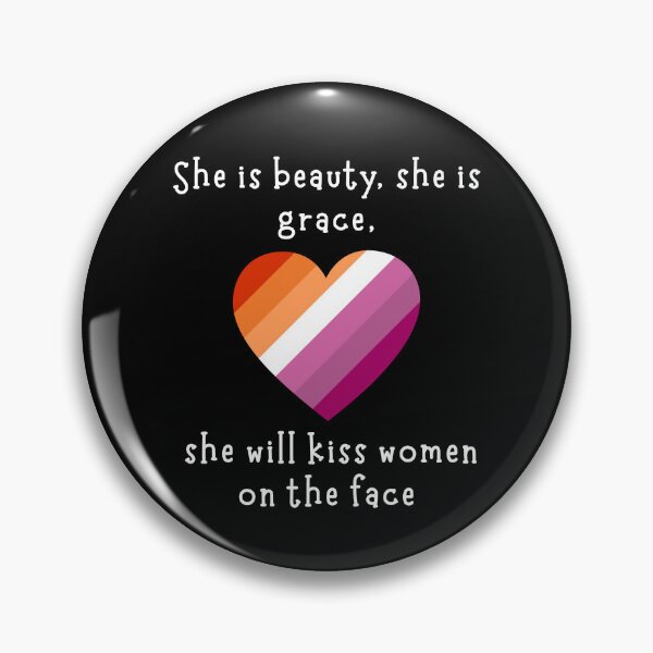 Item preview, She is Beauty, She is Grace, Lesbian Flag designed and sold by CarefulCreation.