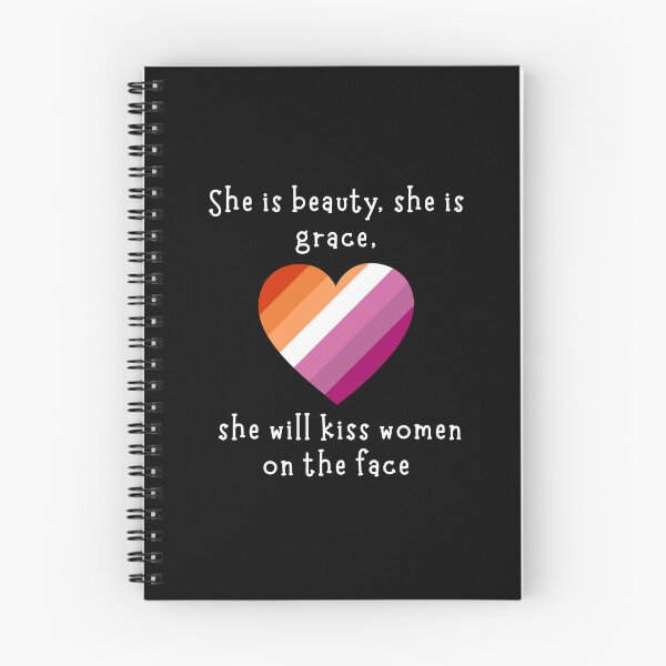 Item preview, She is Beauty, She is Grace, Lesbian Flag designed and sold by CarefulCreation.