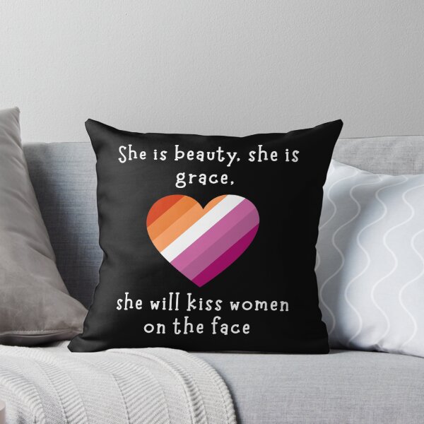 Item preview, She is Beauty, She is Grace, Lesbian Flag designed and sold by CarefulCreation.