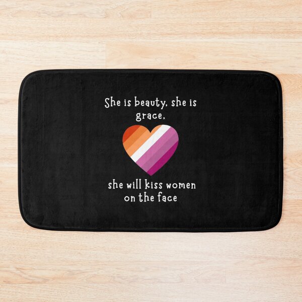 Item preview, She is Beauty, She is Grace, Lesbian Flag designed and sold by CarefulCreation.