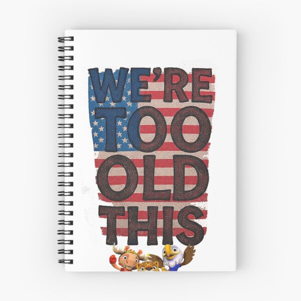 Item preview, We Are Too Old For This American Flag word cup Shirt designed and sold by BodaZZ.