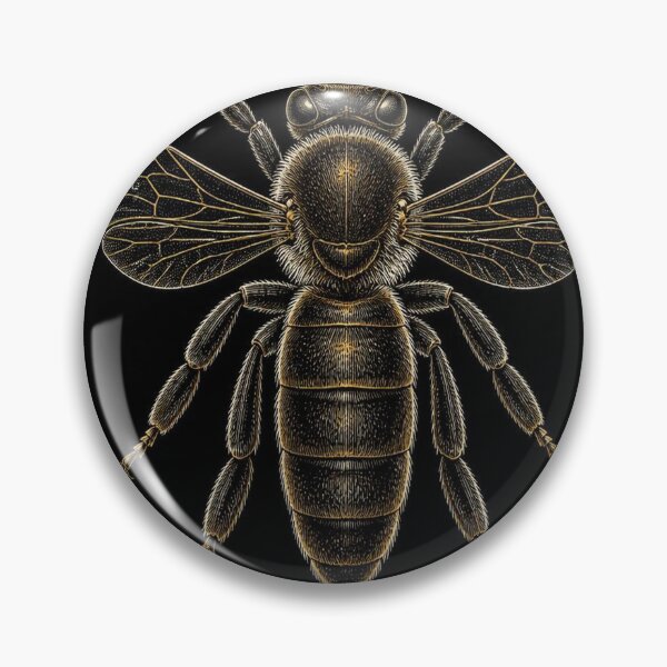 Artikelvorschau, Queen Bee Dark Academia Entomology Engraving entworfen und verkauft von SunnyDesign82.