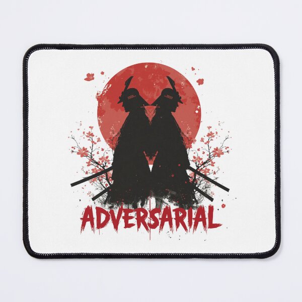 Item preview, Adversarial Samurai Silhouette | Japanese Warrior Gothic Graphic T-Shirt designed and sold by Vvmd.