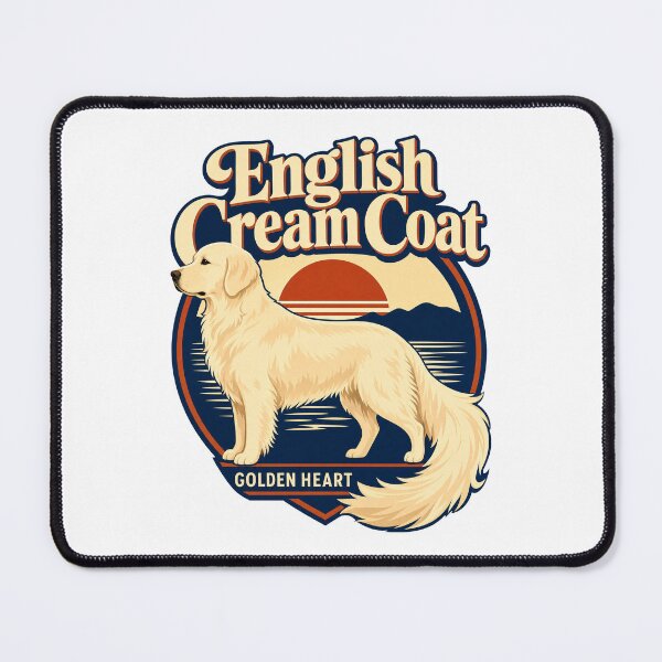 Item preview, English Cream Golden Retriever Heart designed and sold by pirminio.