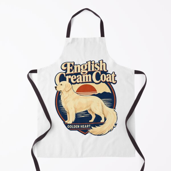 Item preview, English Cream Golden Retriever Heart designed and sold by pirminio.