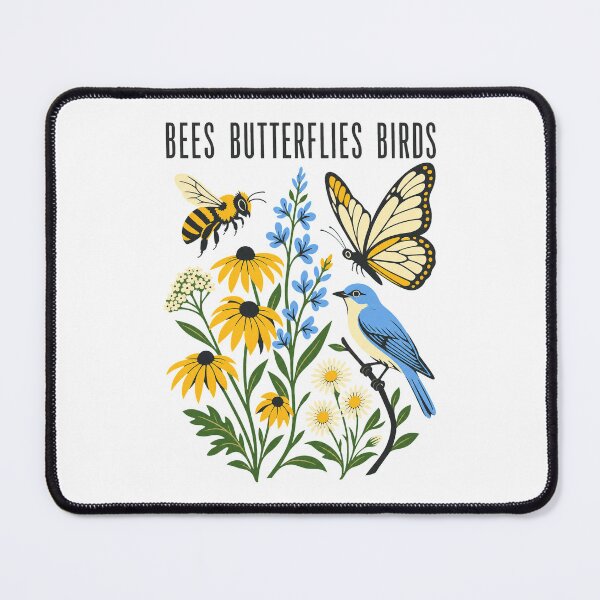 Item preview, Bees, butterflies, birds, garden designed and sold by pirminio.