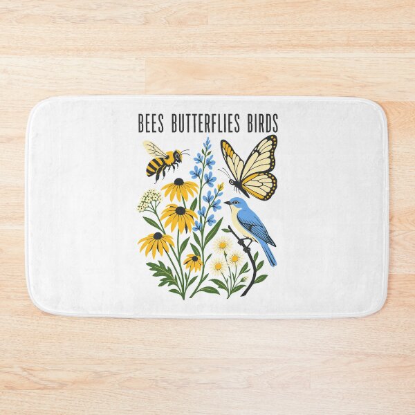 Item preview, Bees, butterflies, birds, garden designed and sold by pirminio.