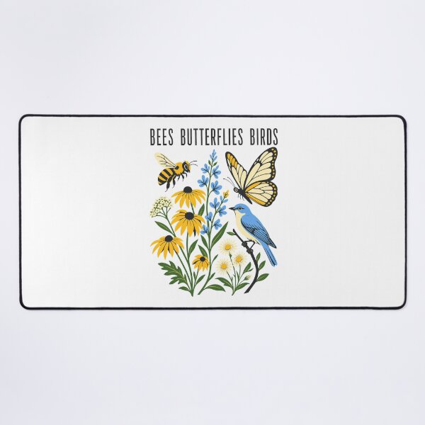 Item preview, Bees, butterflies, birds, garden designed and sold by pirminio.
