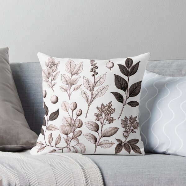Item preview, Vintage Botanical Leaves and Berries Illustration designed and sold by AEVORI.