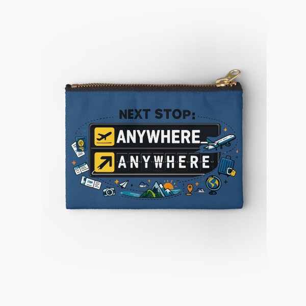 Item preview, Next Stop Anywhere Airport Board designed and sold by xmoudx.