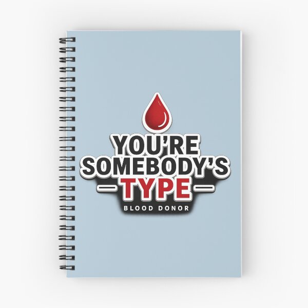 Item preview, You’re Somebody’s Type Blood Donor T-Shirt – Bold Blood Drop Awareness Design designed and sold by MartBook.