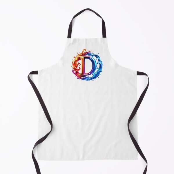 Item preview, AquaFlare Chromaflow Letter D designed and sold by BlissBlvdShop.