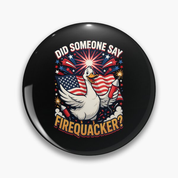 Item preview, Did Someone Say Firequacker Funny Duck American Flag Celebration designed and sold by Redgiant87x.